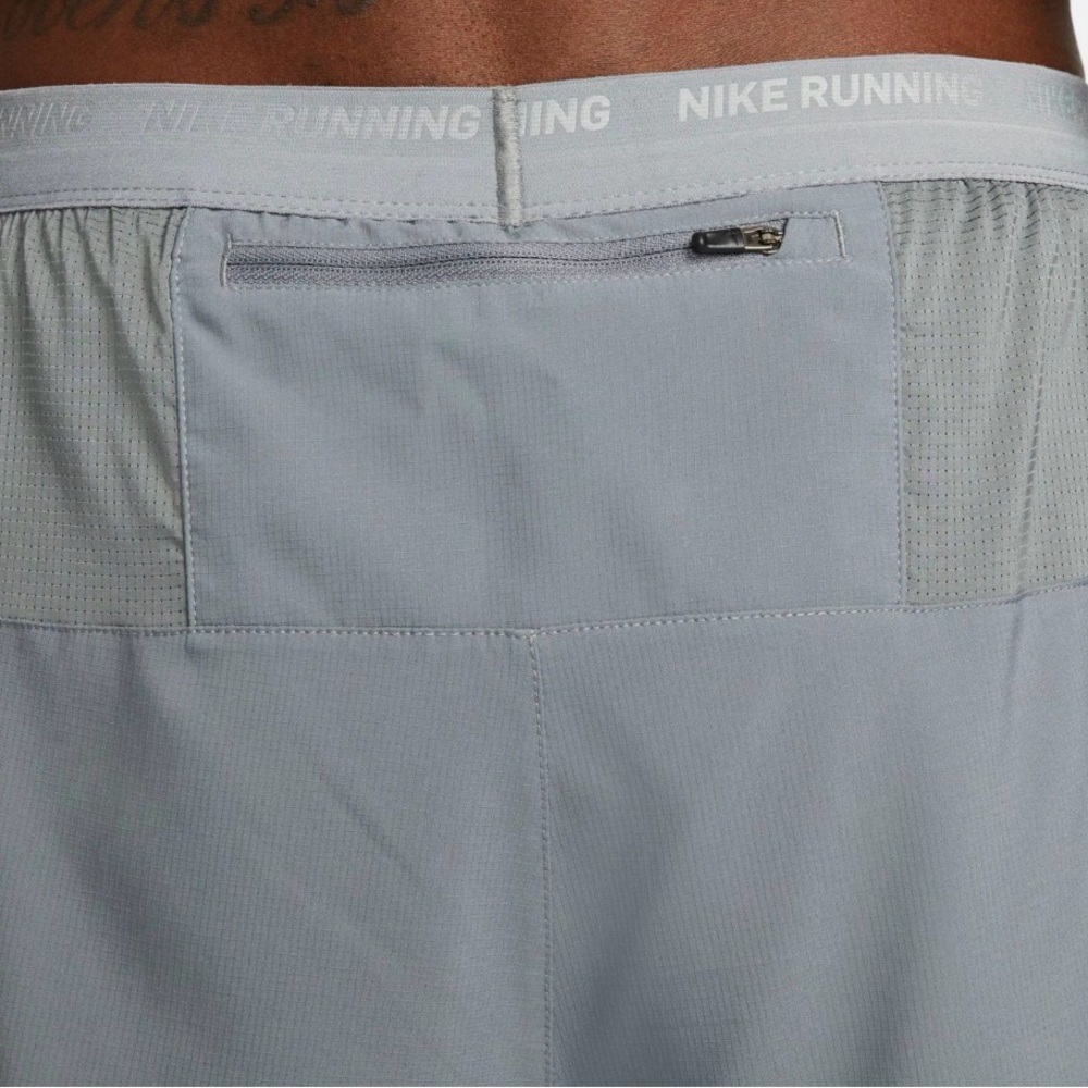 Nike Men’s Dri-FIT Flex Stride Grey & Black Shorts 5in Size S - Picture 11 of 12